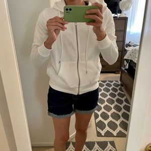 White hoodie size small